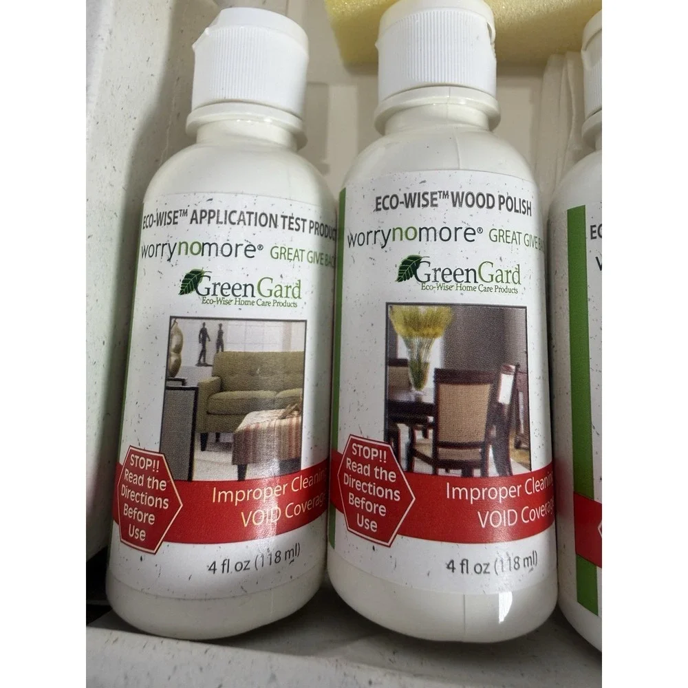Worry No More Wood Leather Fabric Furniture Protection & Cleaning Kit by UNITERS